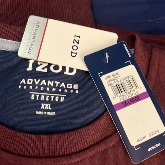 NWT - IZOD Advantage Performance Fleece Crew - Picture 2 of 5